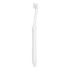 Orthodontic toothbrush with a tuft and a small head, White